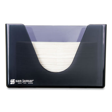 San Jamar® Countertop Folded Towel Dispenser, 11 X 4.38 X 7, Black Pearl freeshipping - TVN Wholesale